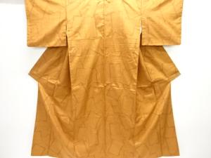 色紙模様織出し十日町紬着物